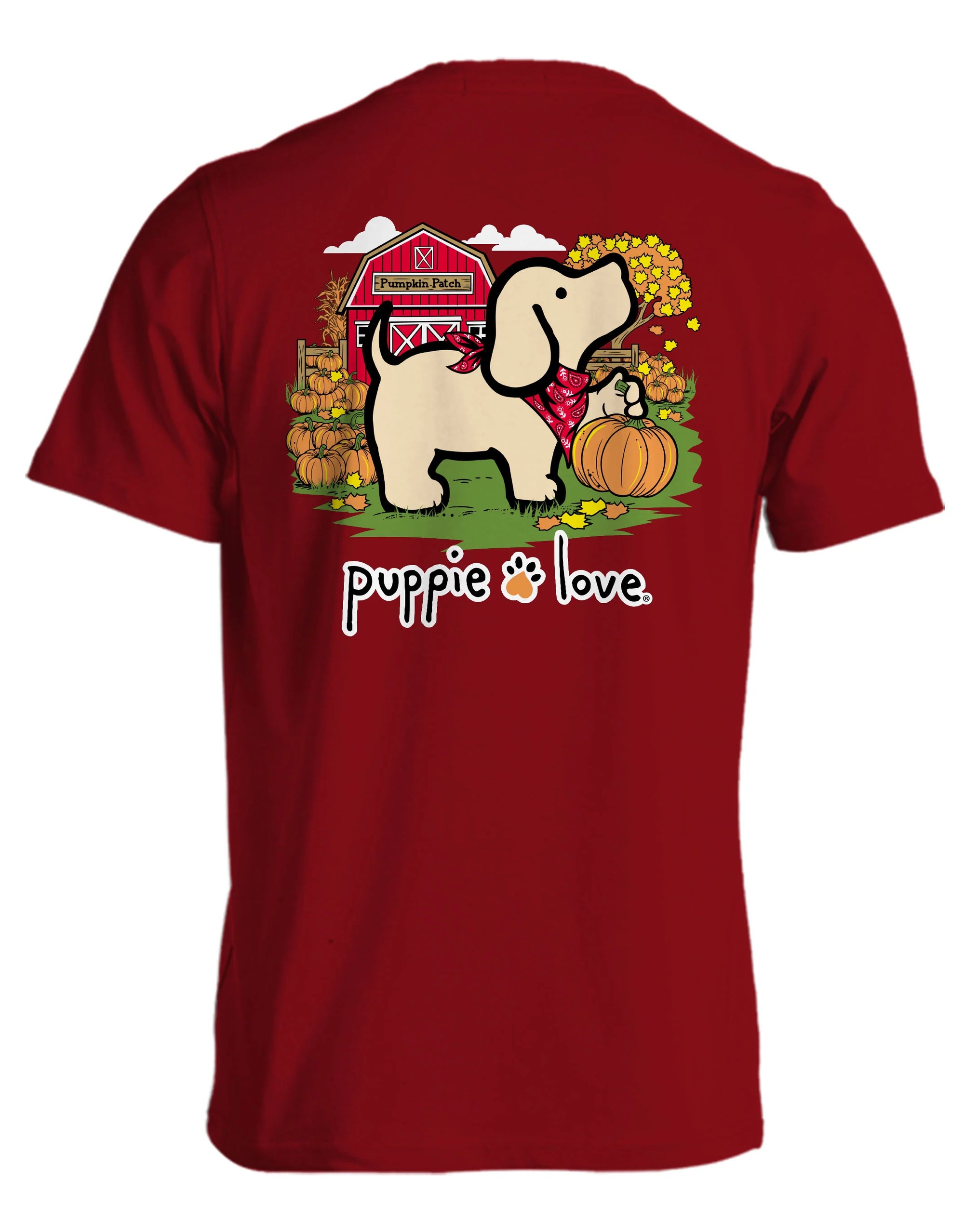 Puppie Love Pumpkin Farm Pup Tee