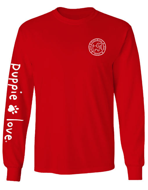 Puppie Love Jingle All the Way Pup Long Sleeve Tee