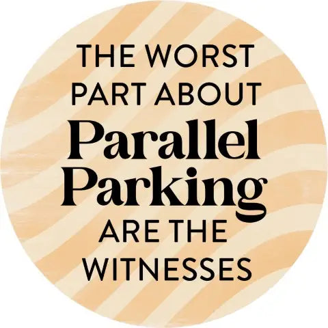 Parallel Parking Car Coaster