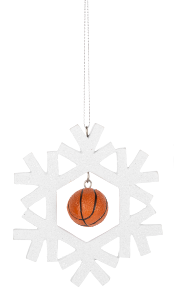 Snowflake Sports Ornaments - 4 Styles