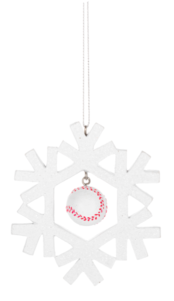 Snowflake Sports Ornaments - 4 Styles