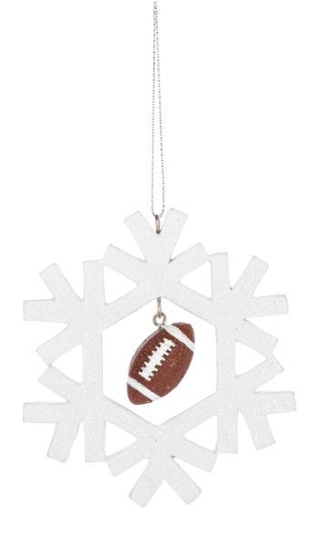 Snowflake Sports Ornaments - 4 Styles