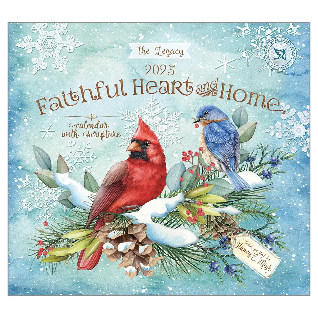 2025 Faithful Heart and Home Wall Calendar