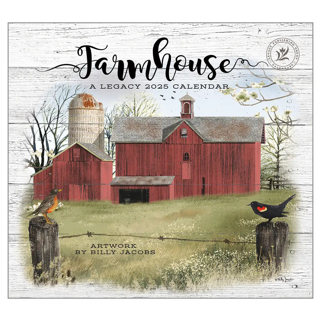 2025 Billy Jacobs Farmhouse Wall Calendar