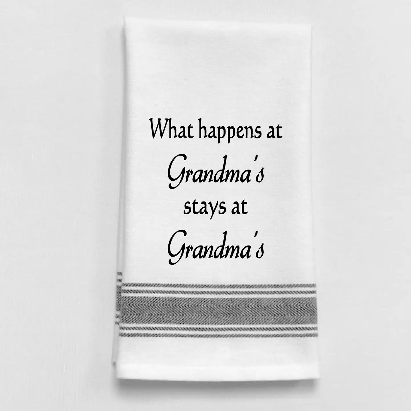 What Happens at Grandma’s Dishtowel