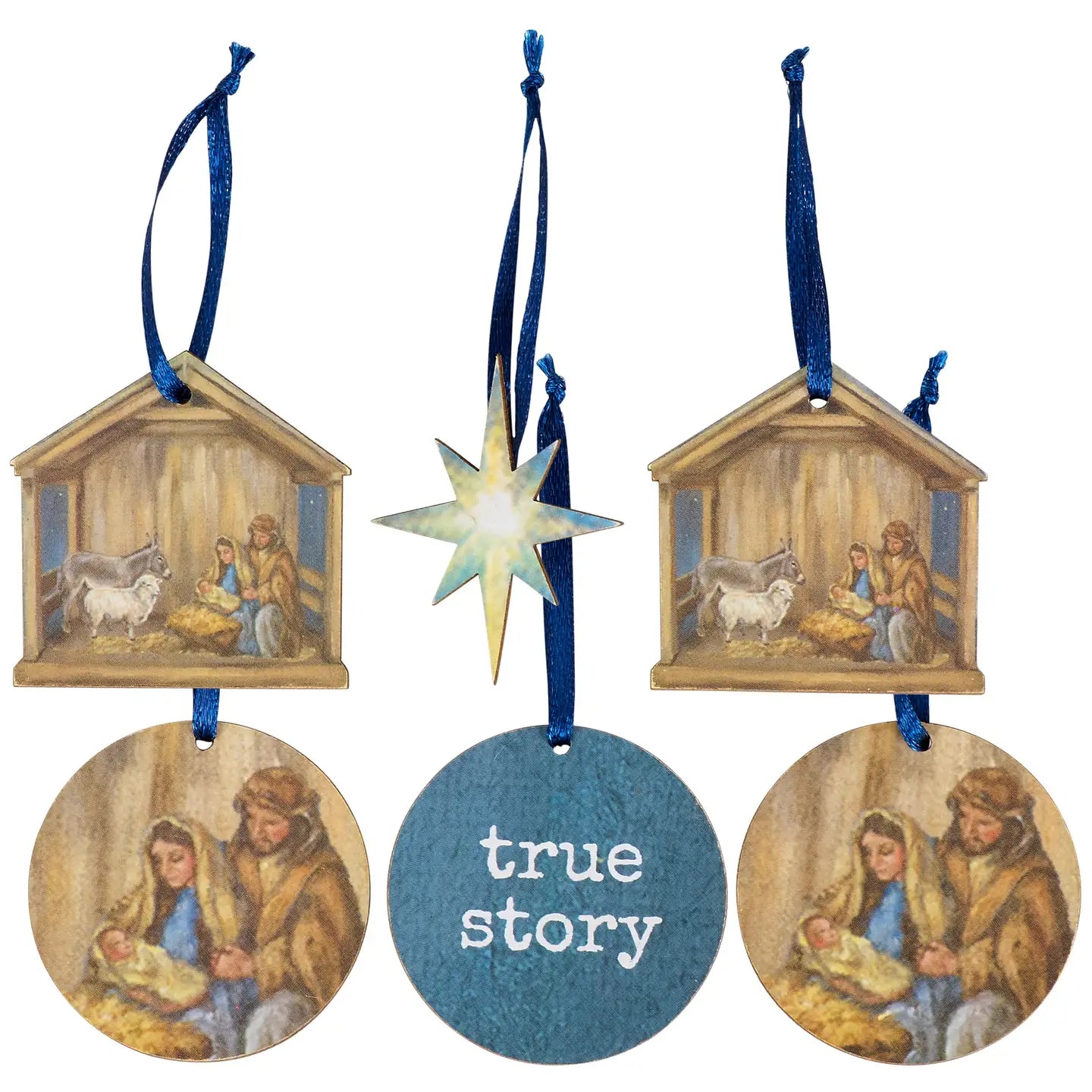 Nativity Mini Ornament Set