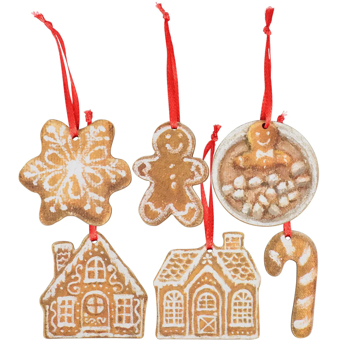 Gingerbread Mini Ornament Set