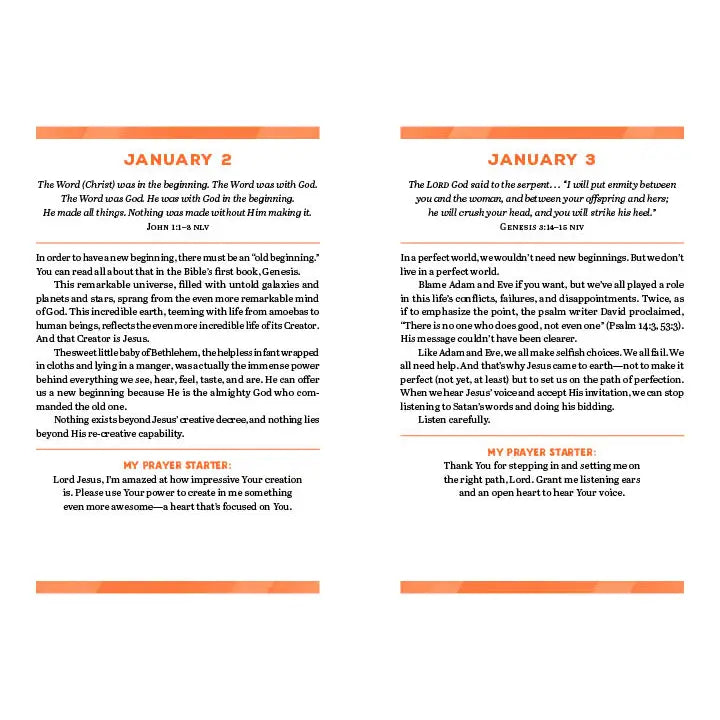 Jesus Each Day for Teen Guys Devotional