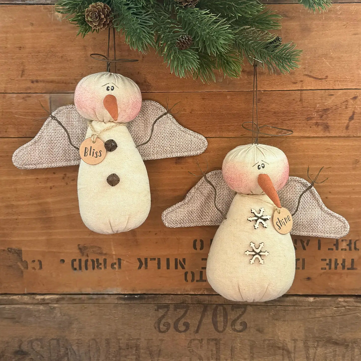 Snow Angel Ornament - 2 Styles