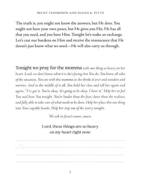 Tonight We Pray for the Momma Devotional