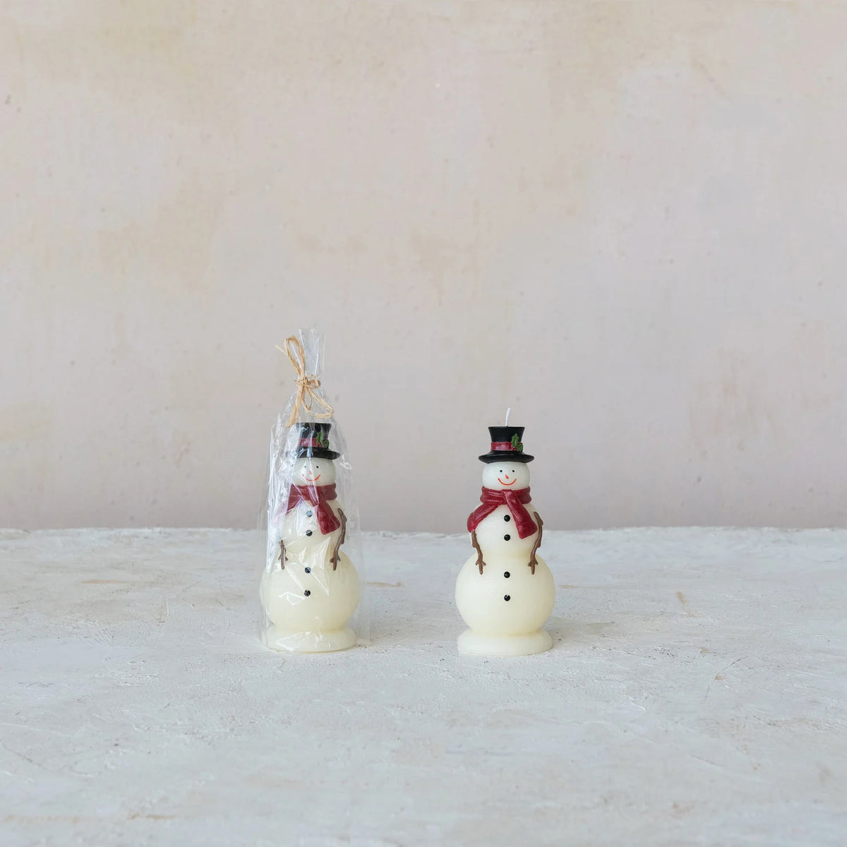 Snowman Unscented Candle