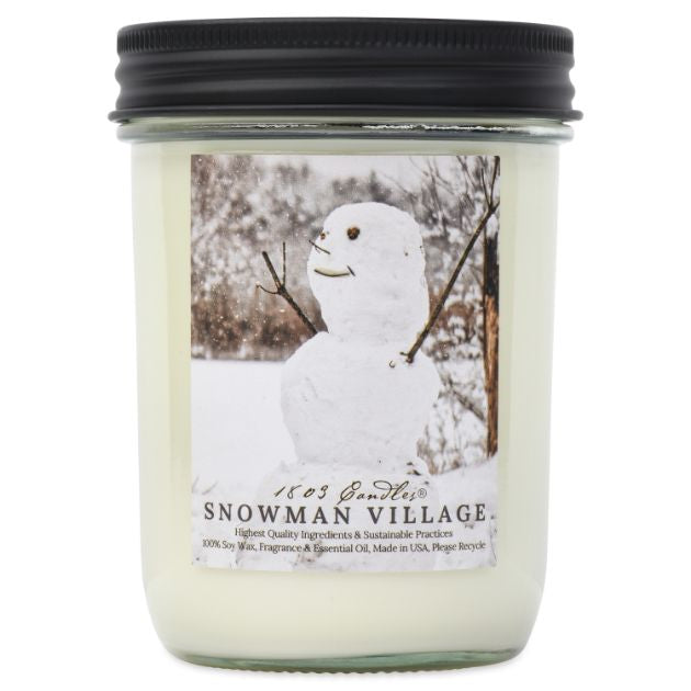 Snowman Village Limited Edition Soy Jar (14 oz)