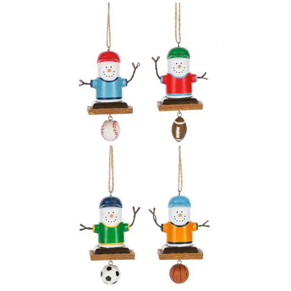 S’mores Sports Ornament - 4 Styles