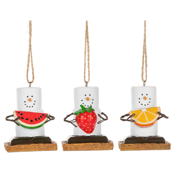 S’mores Fruit Ornament - 3 Styles