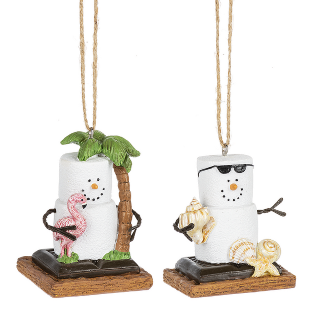 S’mores Coastal Ornament - 2 Styles