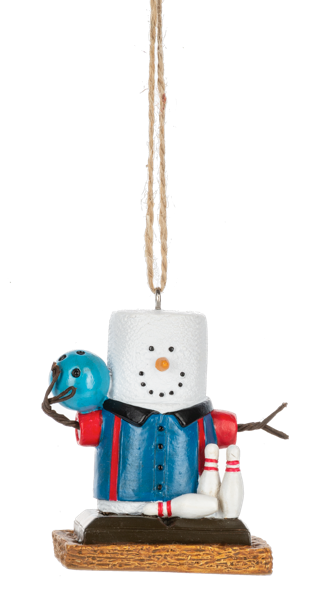 S’mores Bowling Ornament