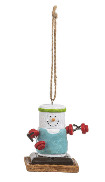 S’mores Weightlifter Ornament - 2 Styles