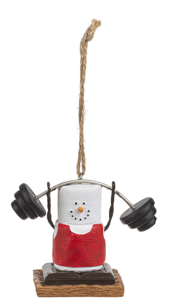 S’mores Weightlifter Ornament - 2 Styles