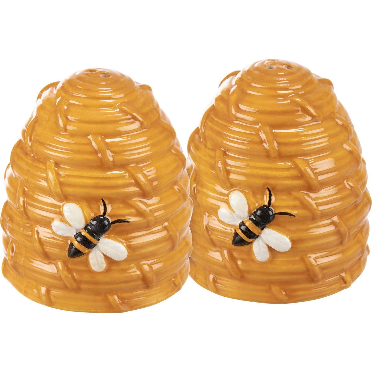 Bee Skep Salt and Pepper Shaker Set