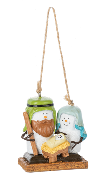 S’mores Nativity Ornament