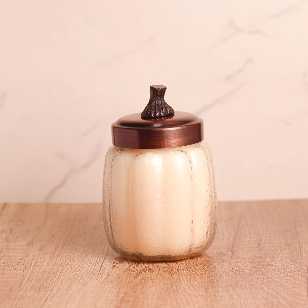 Pumpkin Swirl Baby Pumpkin Candle Jar