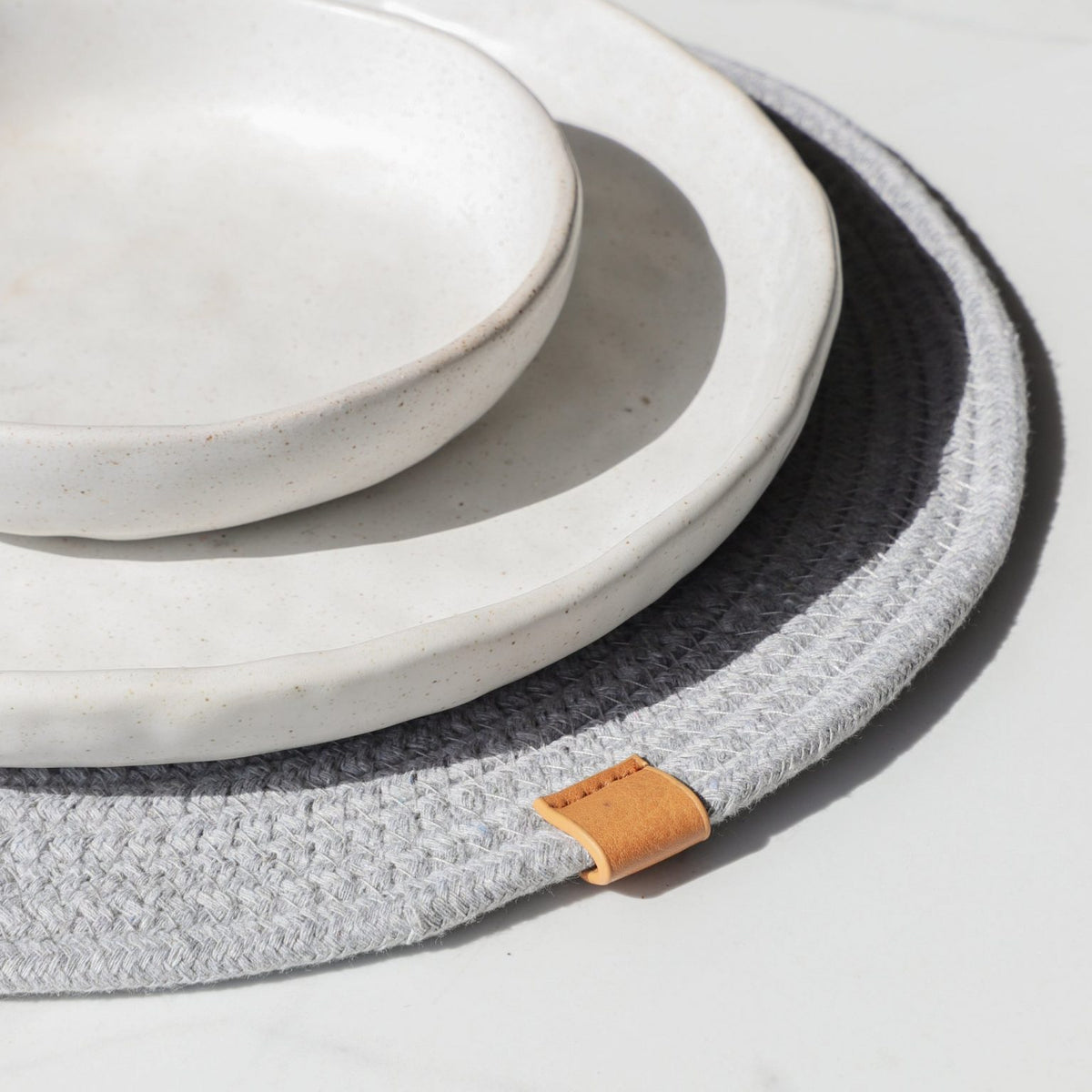 Round Placemat - Grey