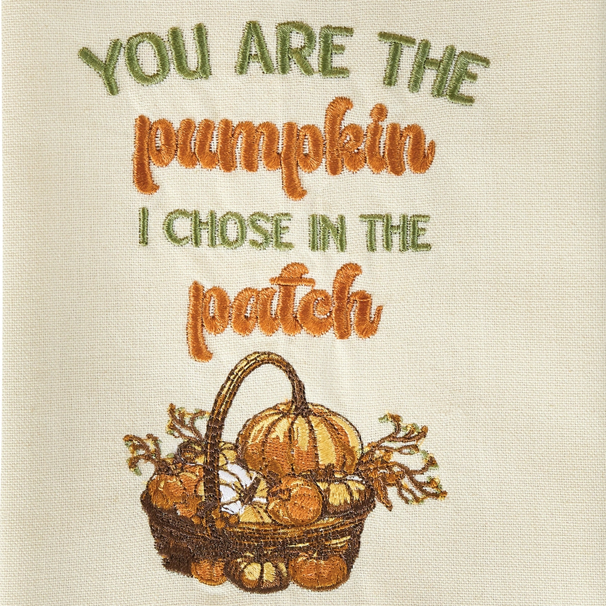 You Are The Pumpkin Decorative Towel