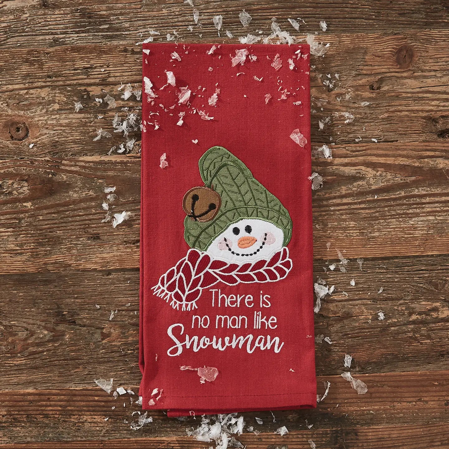 Farmhouse Snowman Towel