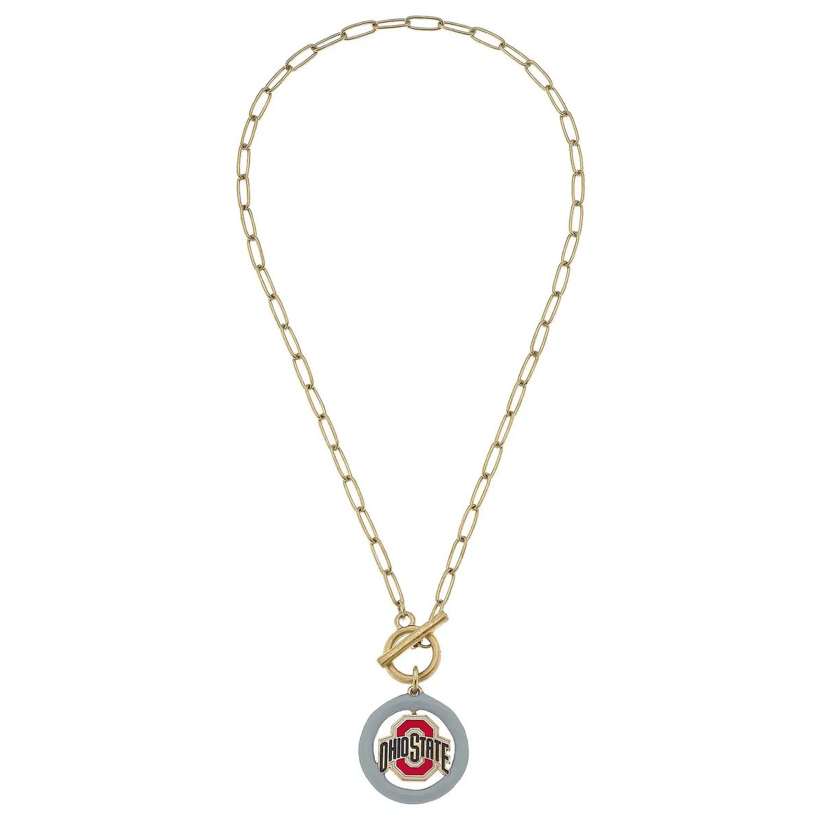 Ohio State Buckeyes Logo Necklace