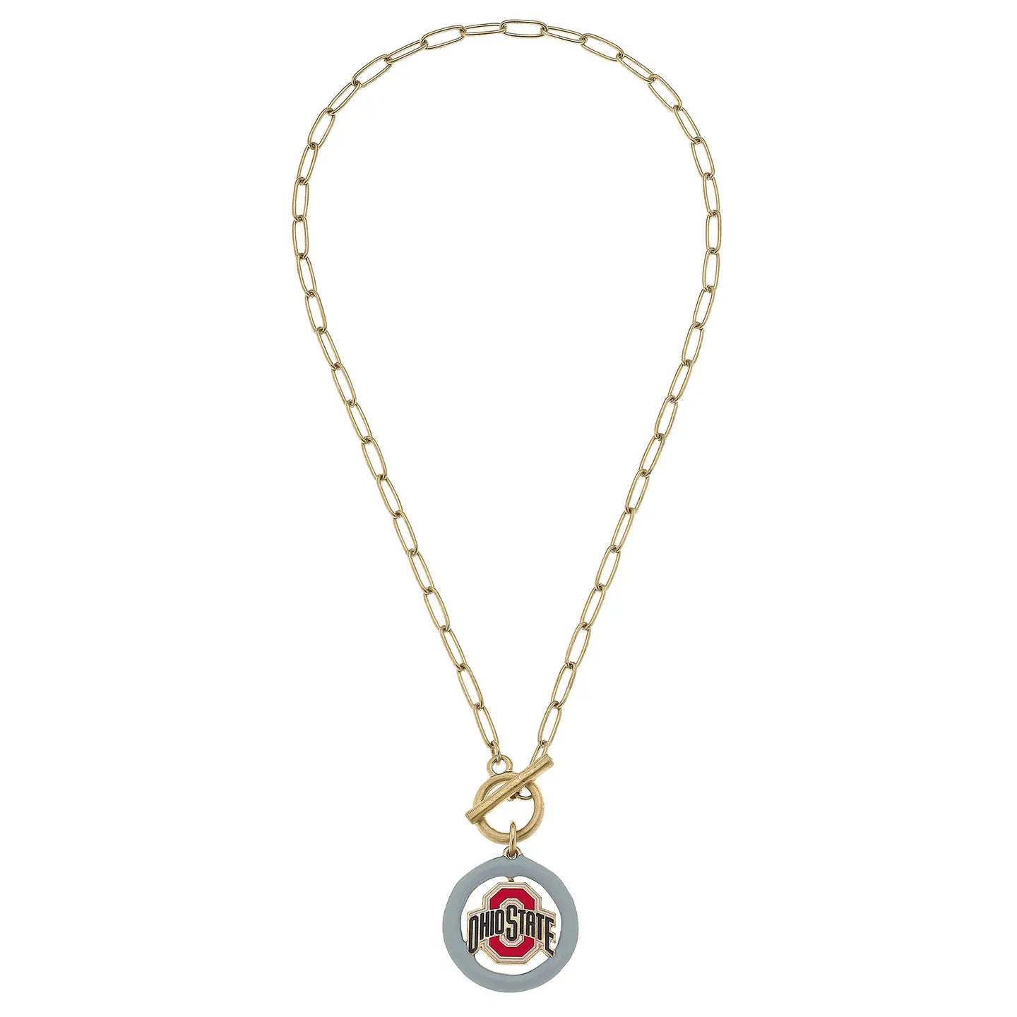 Ohio State Buckeyes Logo Necklace
