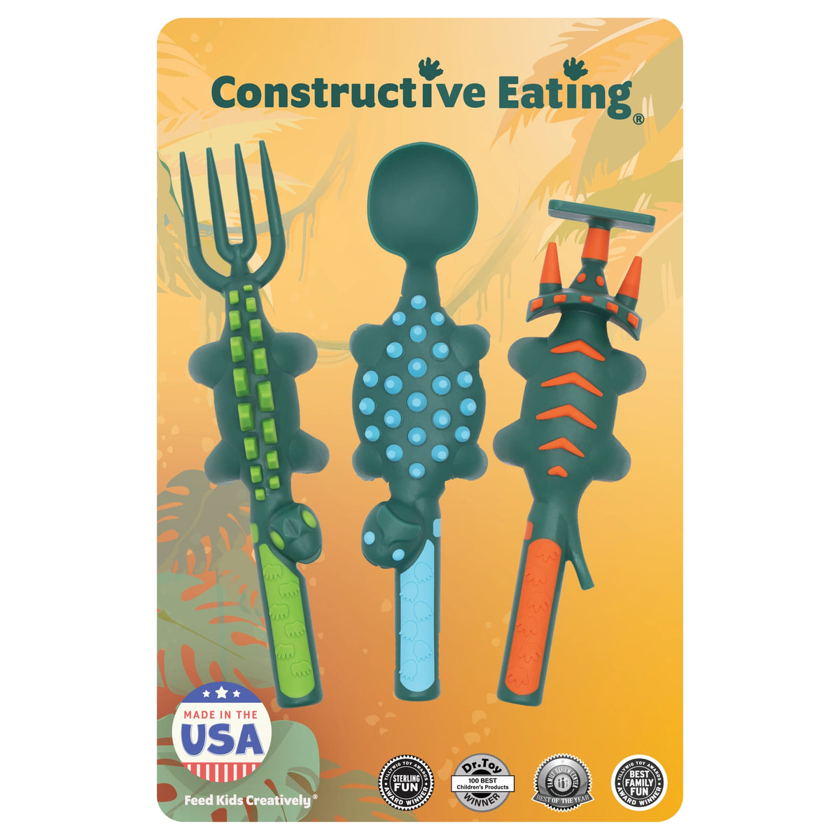 Dino Utensils - Set of Three