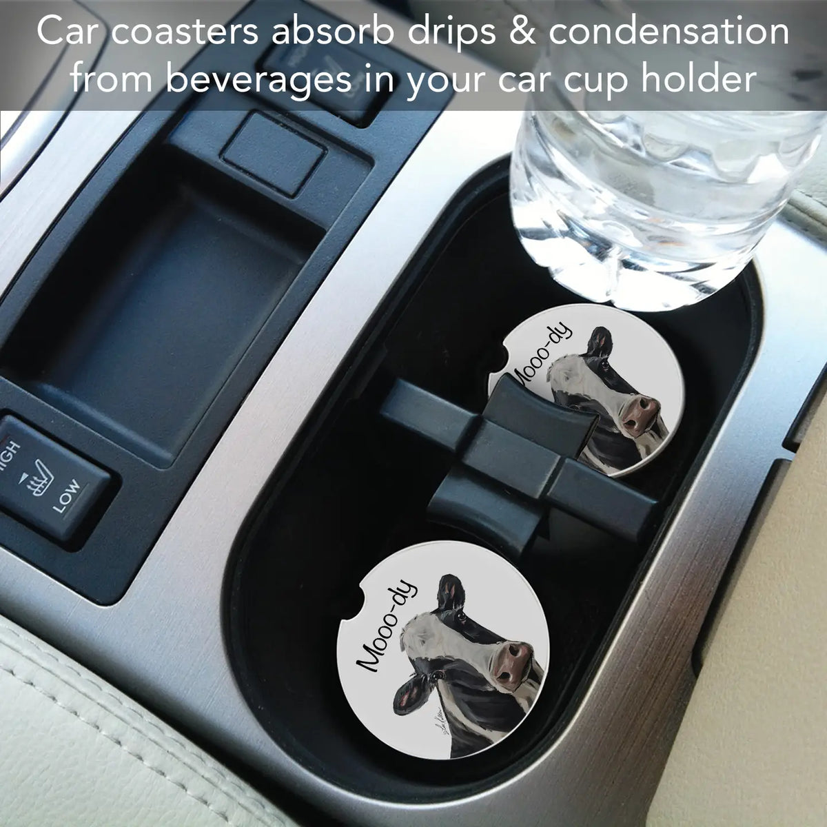Mooody Cow Car Coaster