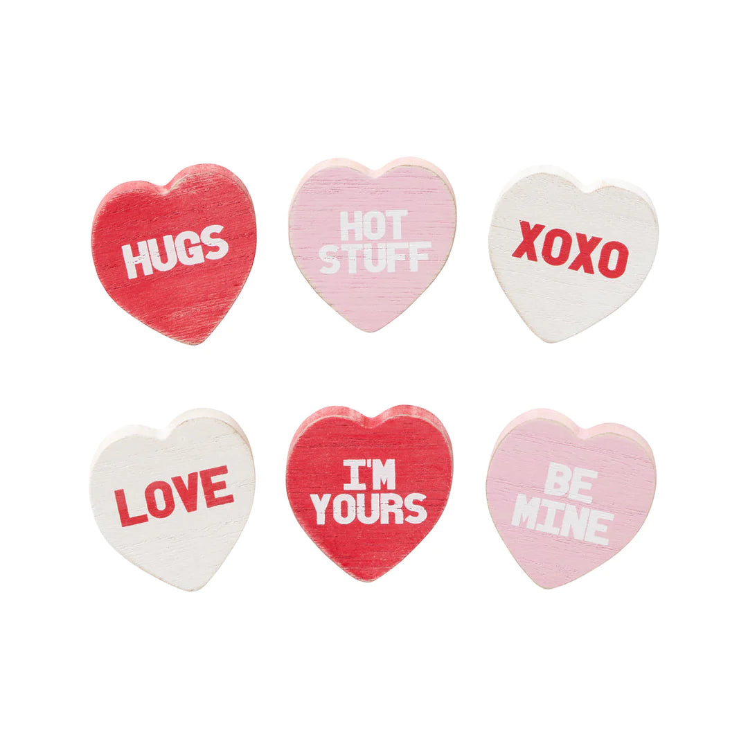 Mini Hearts - Set of 6