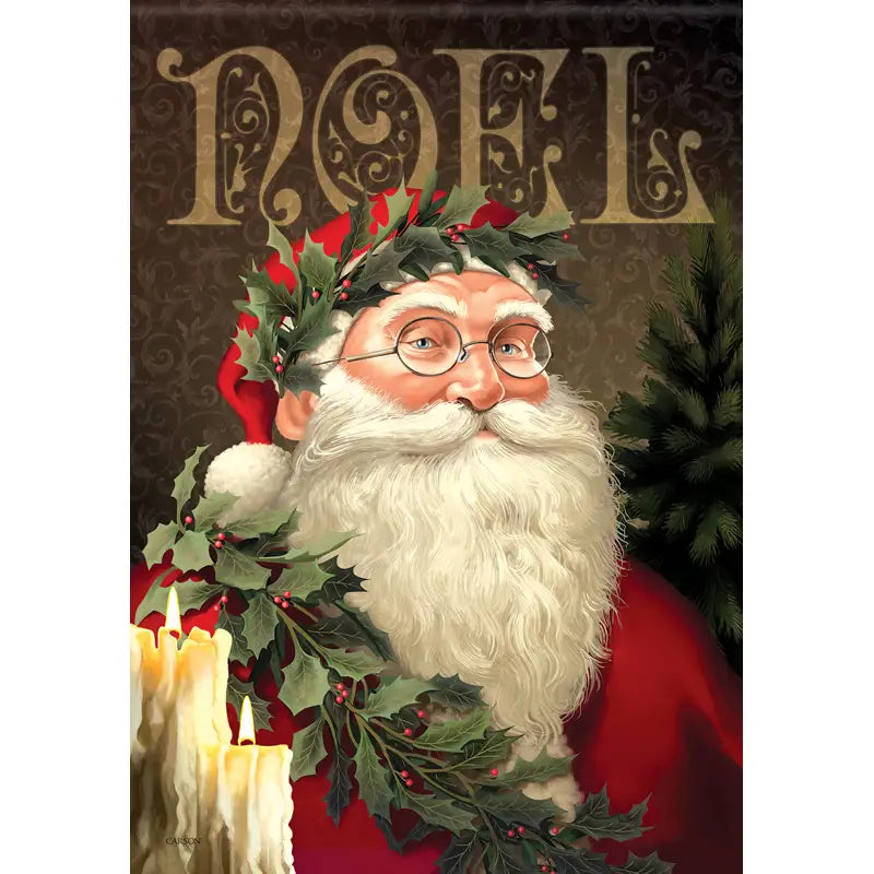 Noel Santa Garden Flag