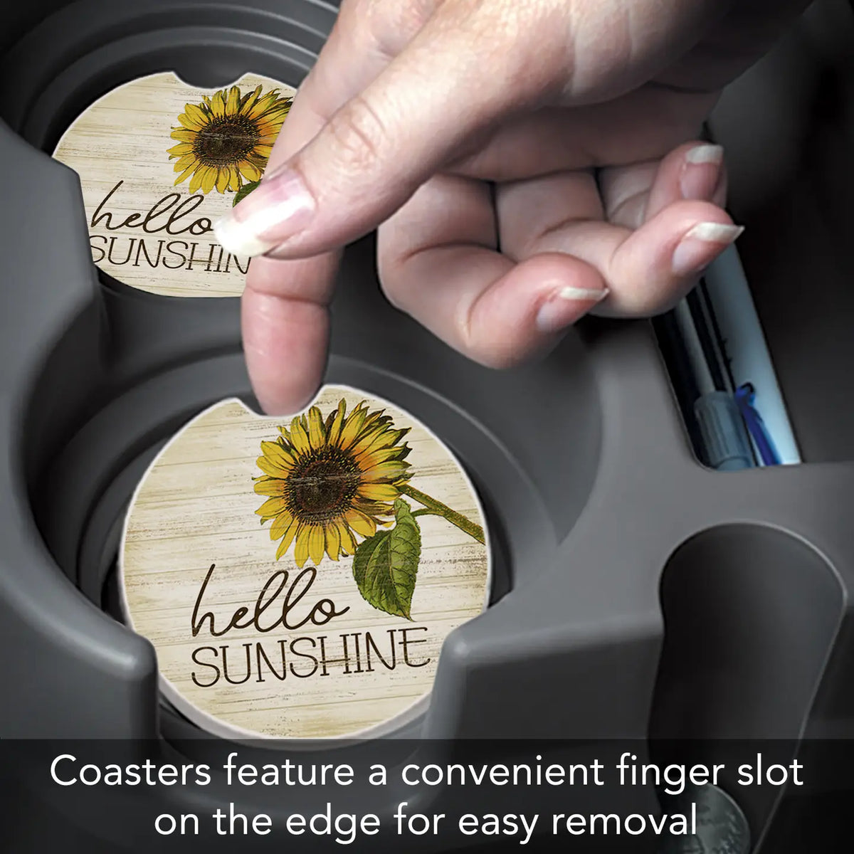 Hello Sunshine Car Coaster