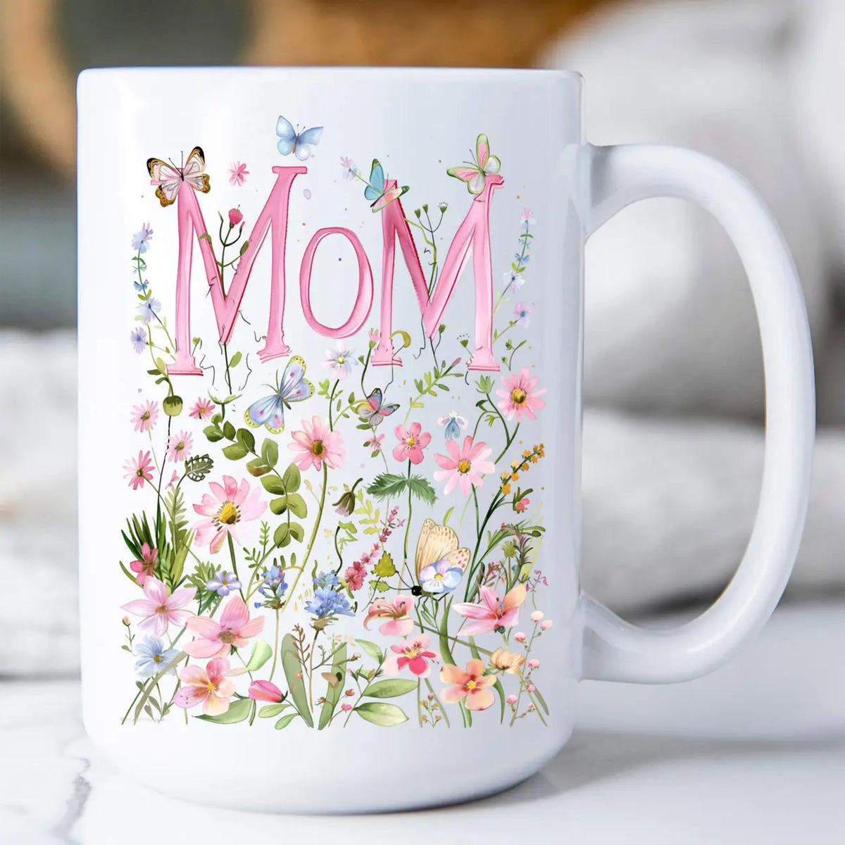 Mom Wild Flowers Mug
