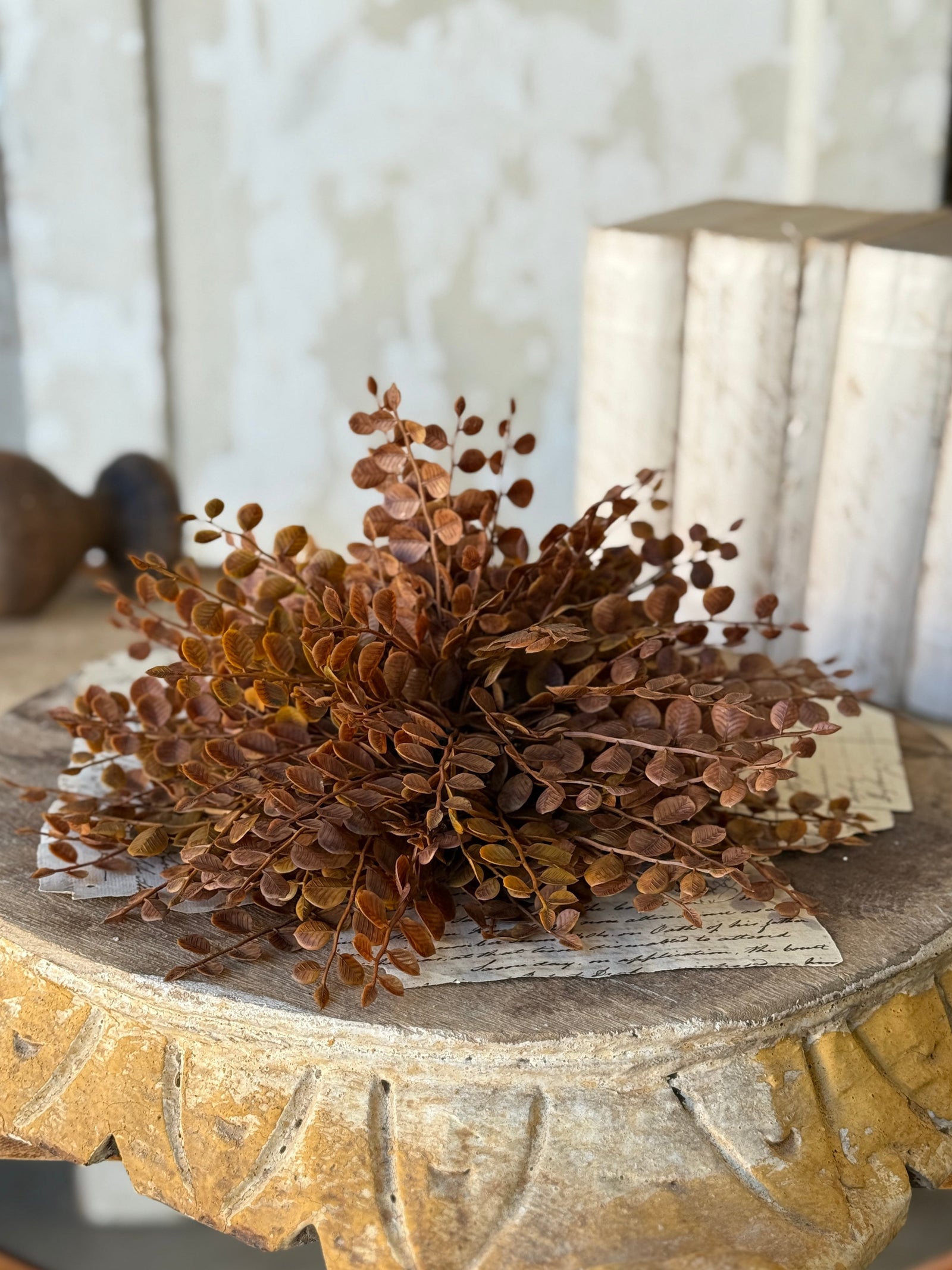 Cider Leaves Half Sphere