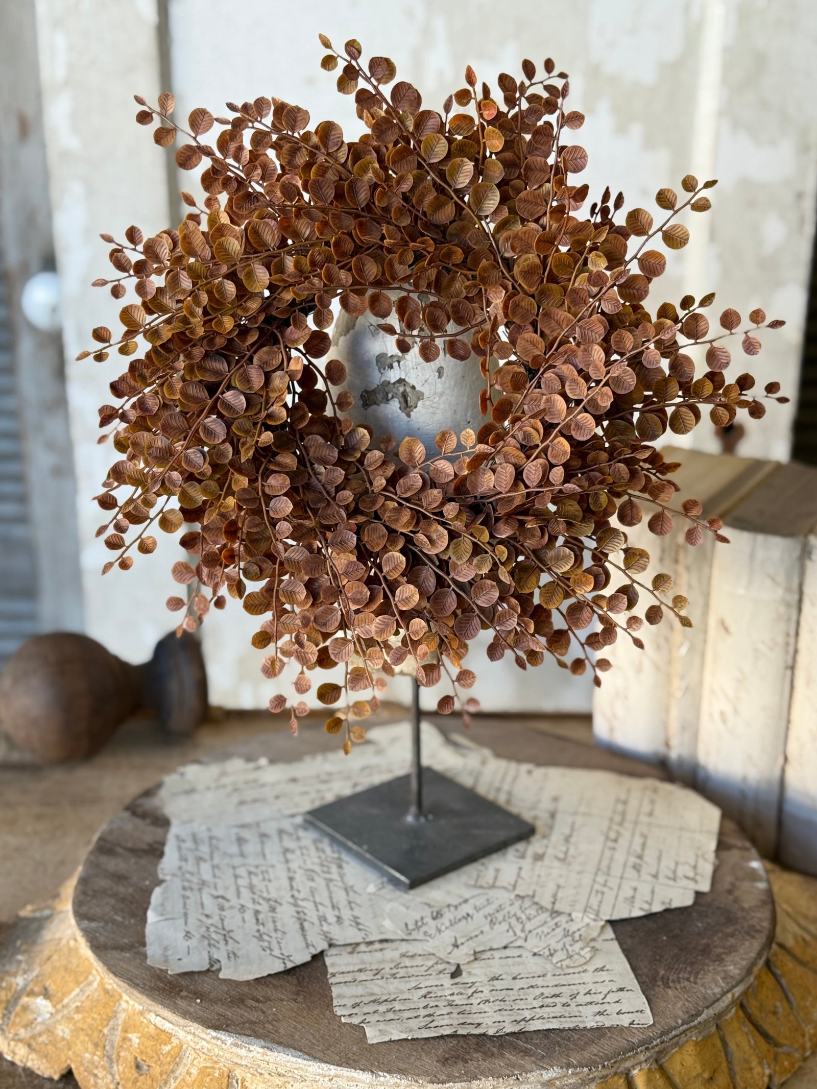Cider Leaves Candle Ring