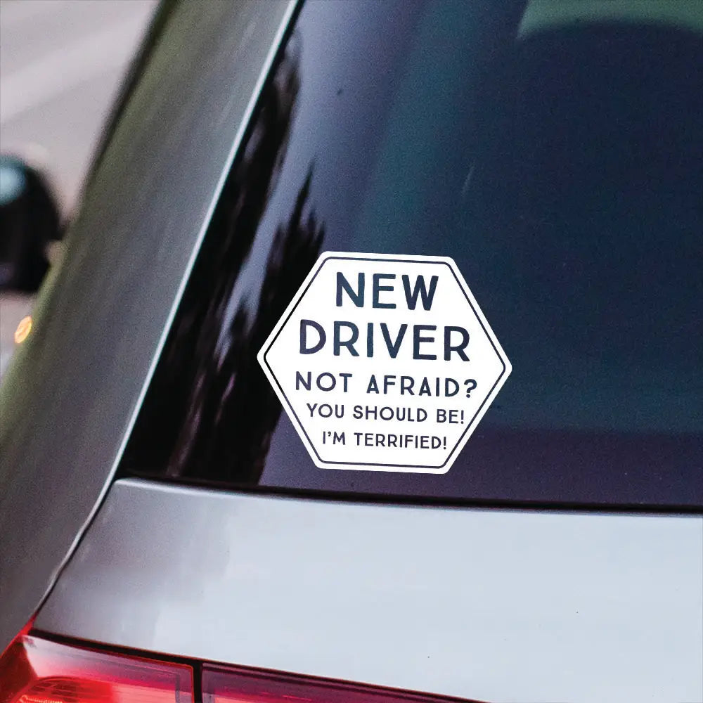 New Driver Vinyl Decal