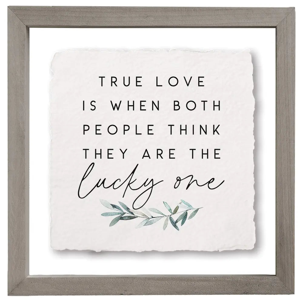 Lucky One Floating Art Frame