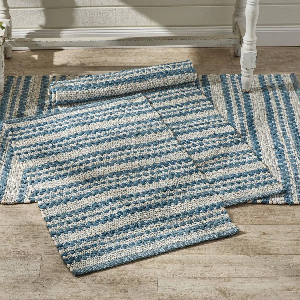 French Farmhouse 2’x3’ Chindi Rug