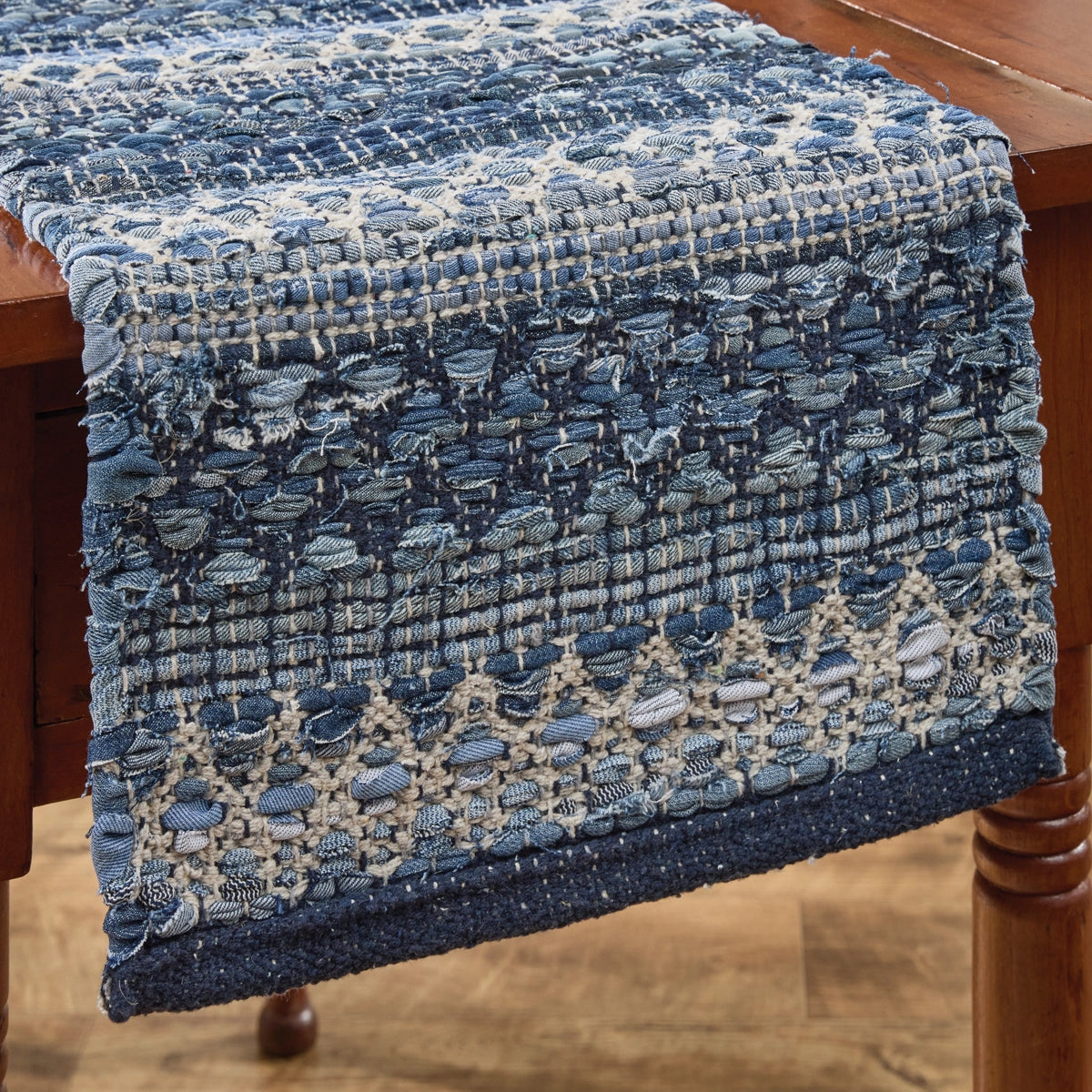 Dressed up Denim 54” Table Runner