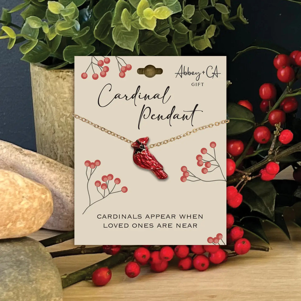 Cardinal Pendant