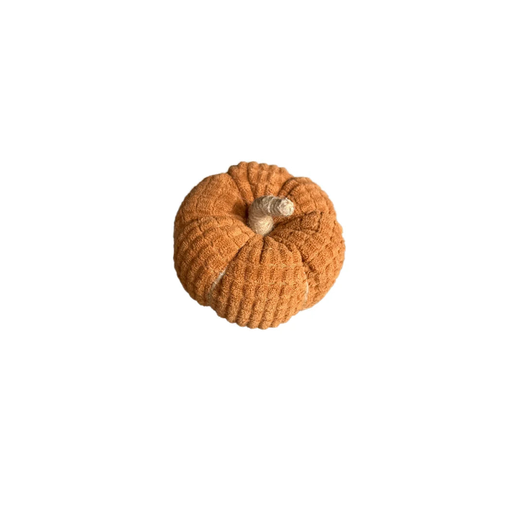 Copper Cord Fabric Pumpkin - Small
