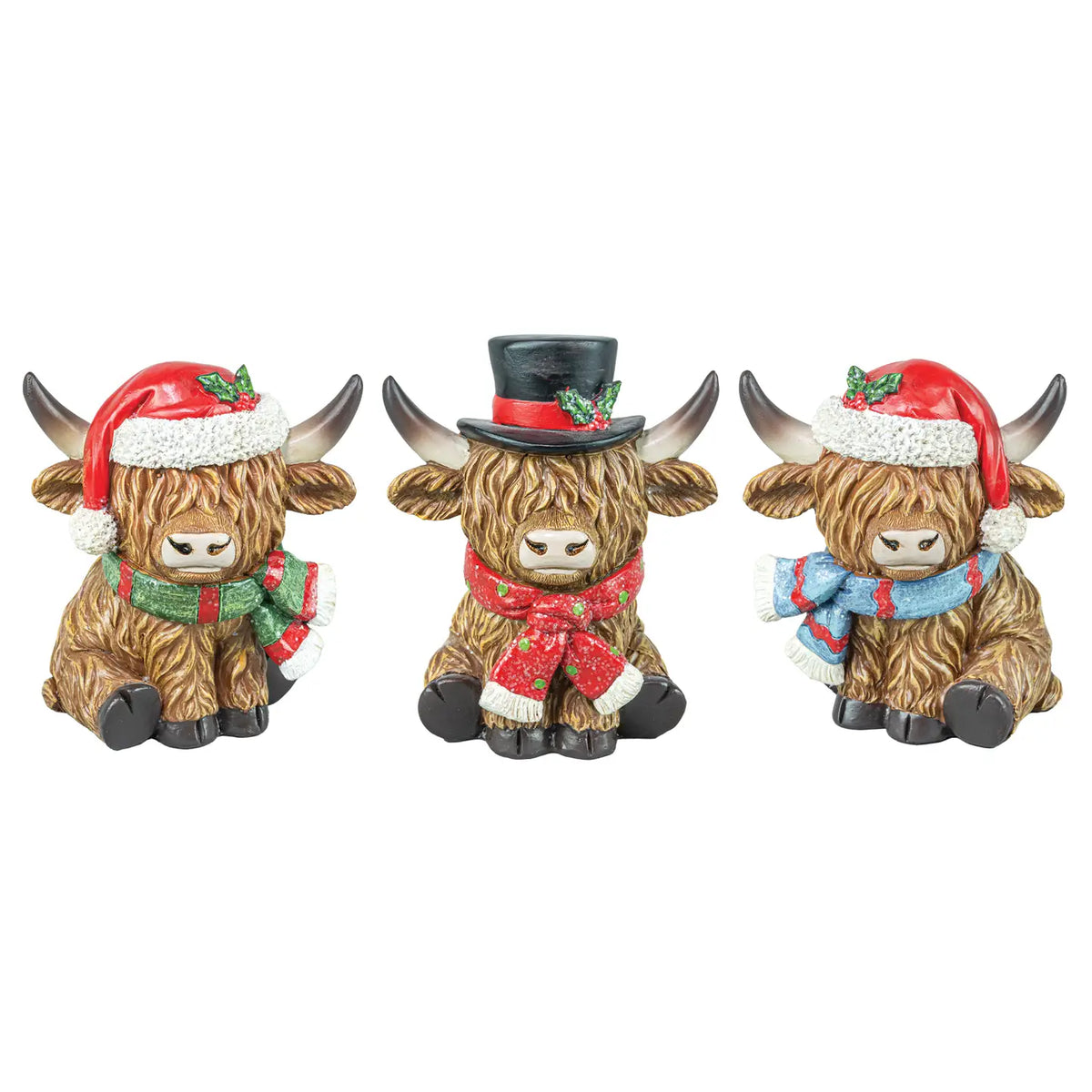 Holiday Highland Cow - 3 Styles