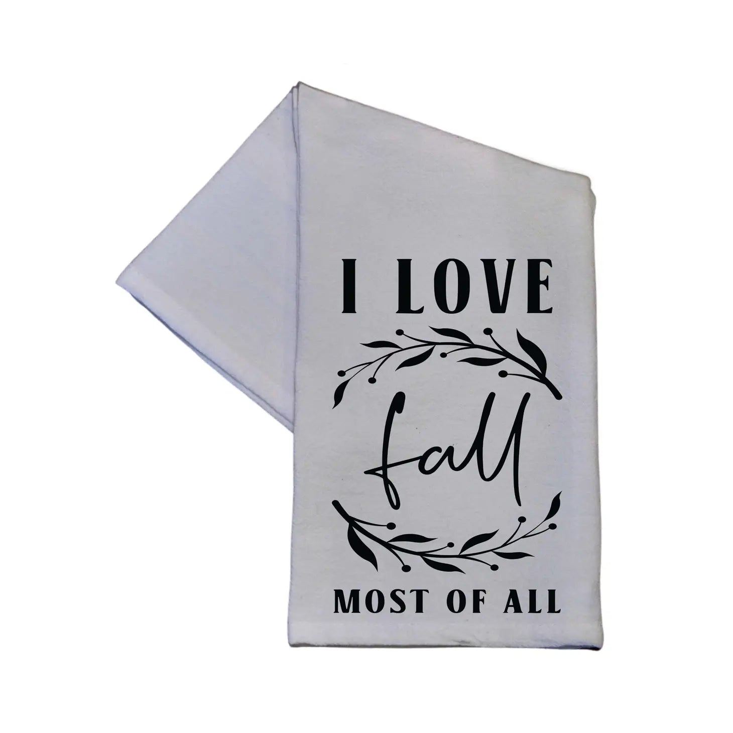 I Love Fall Towel