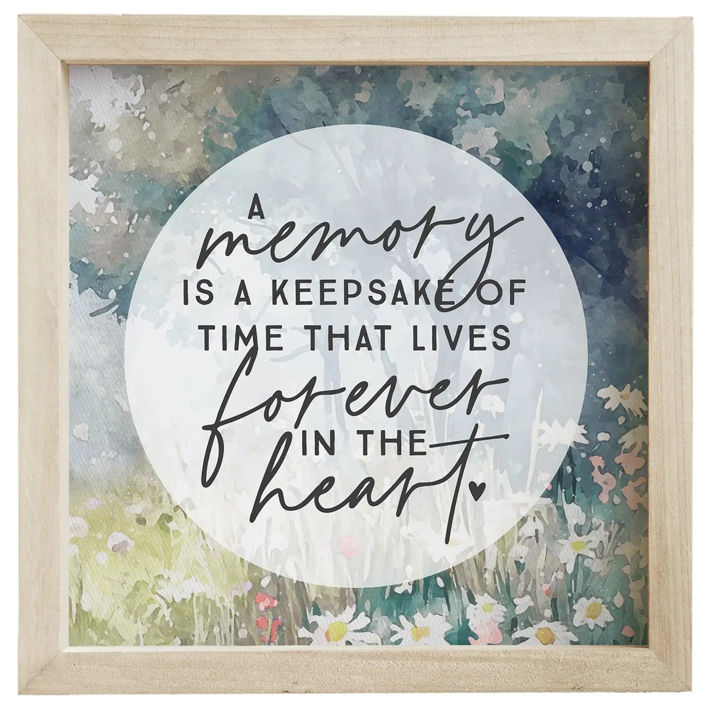 Memory Keepsake Framed Sign