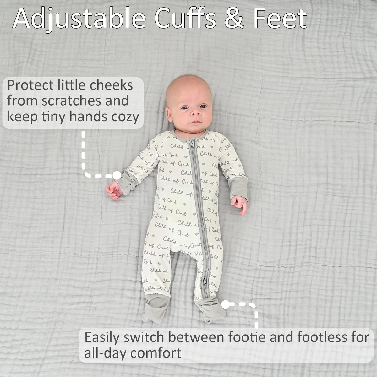 Child of God Baby Pajama Onesie