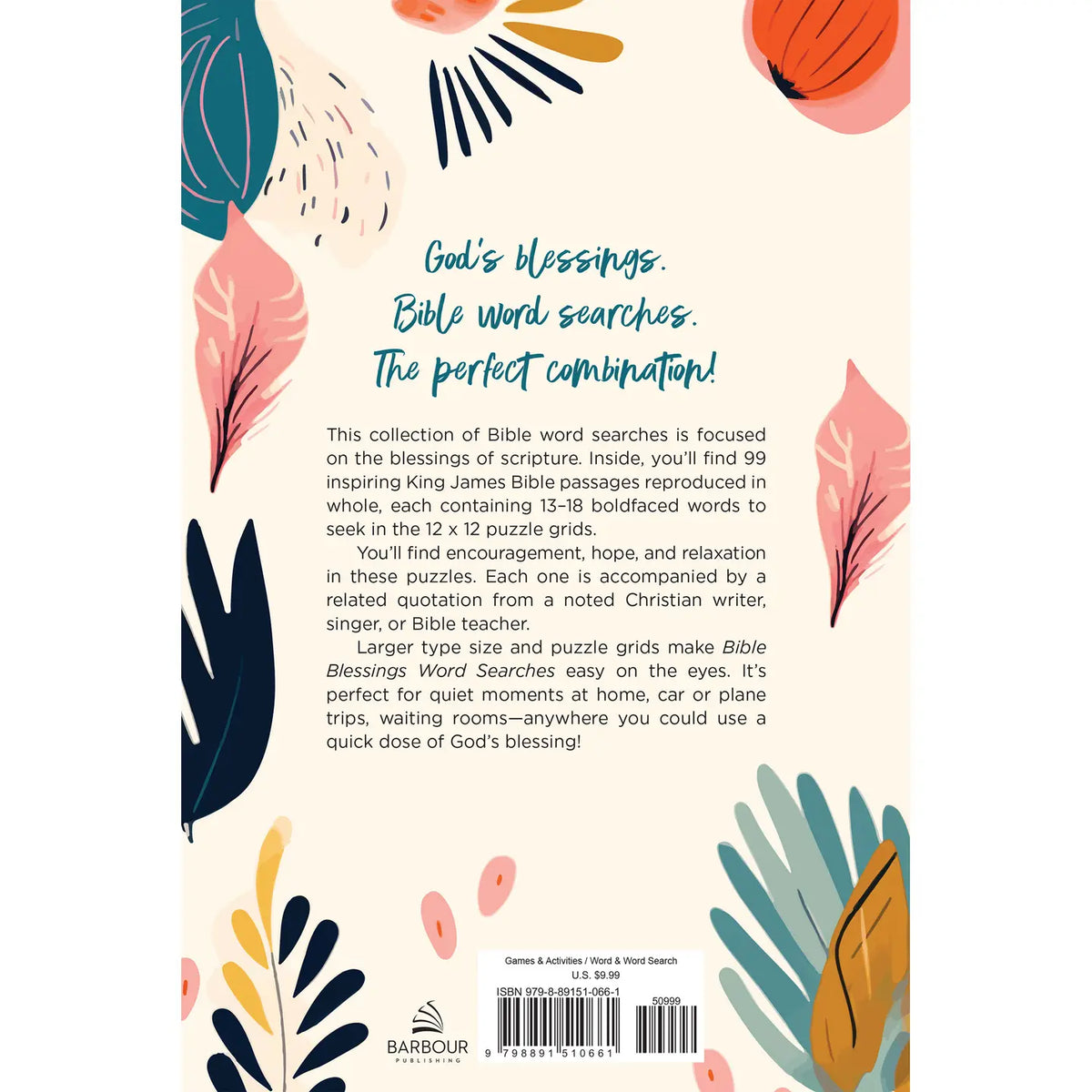 Bible Blessings Word Searches