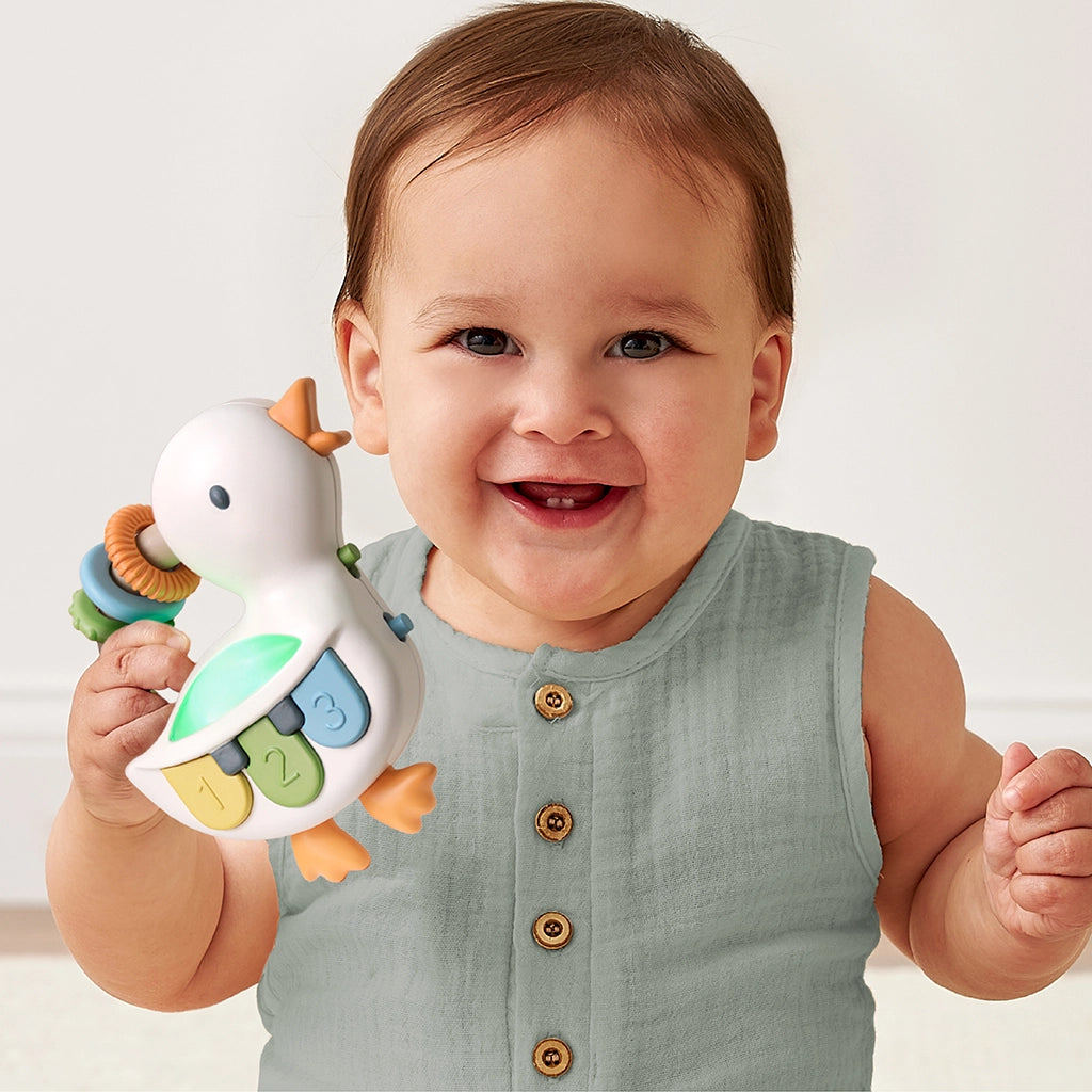 Bitzy Tunes Goose Piano Toy